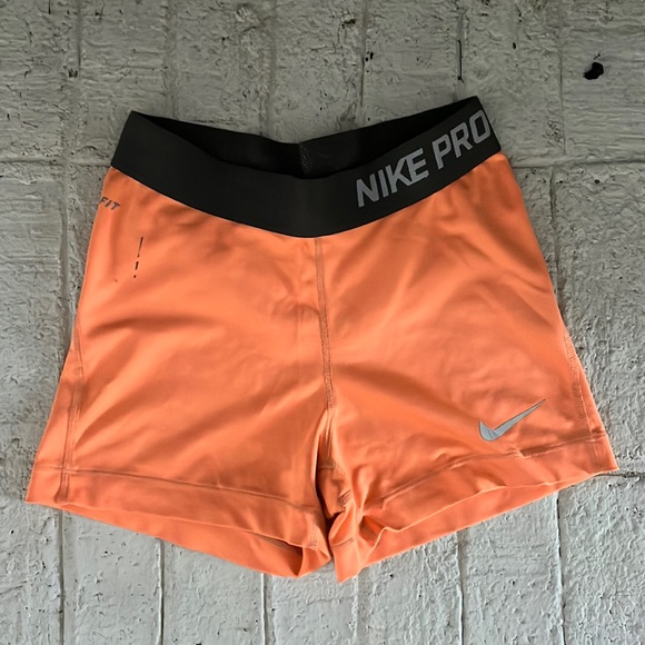 Nike Pants - Nike Pro Small Orange Spandex